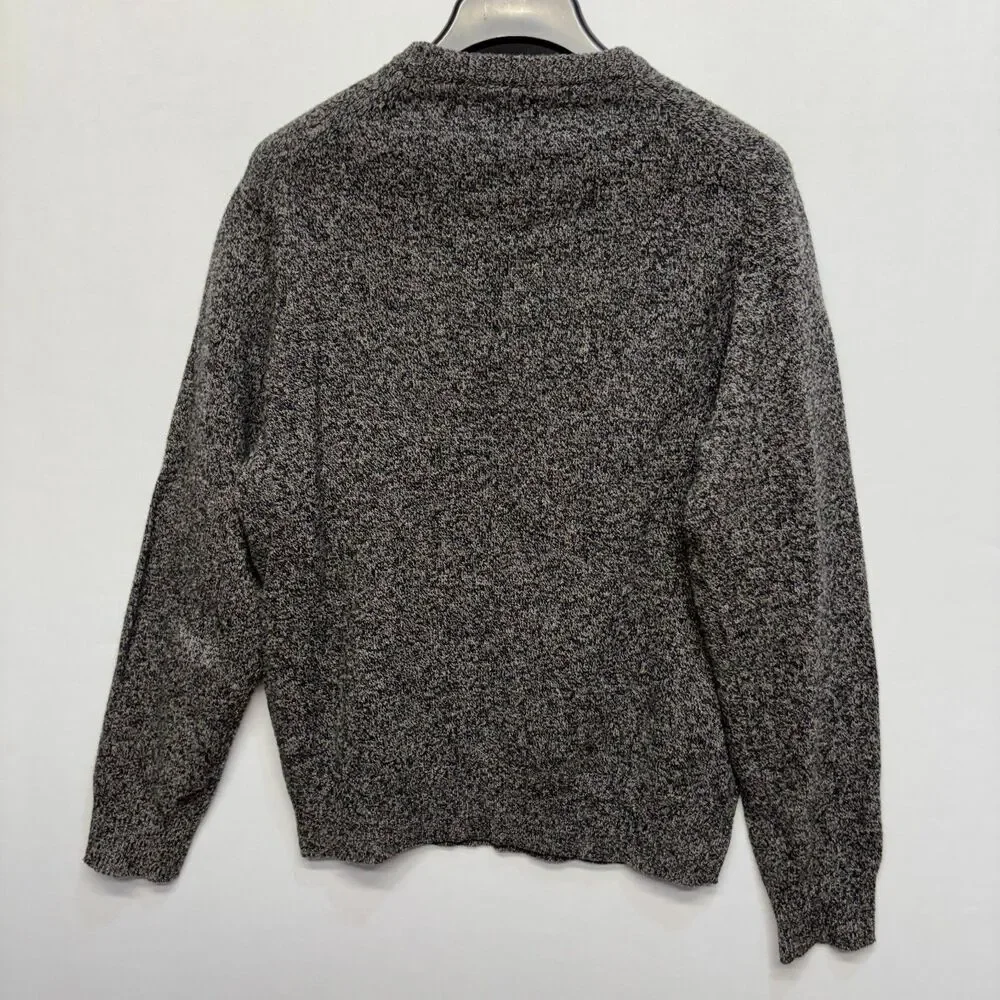 J. Crew Men 100% Lambswool Sweater Size Medium Crew Neck C120 -29